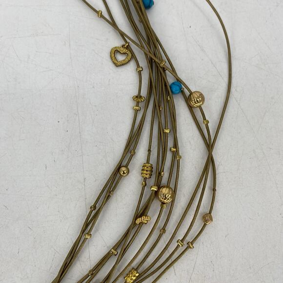 Vintage multi strand Navajo Charm Necklace - Picture 6 of 8